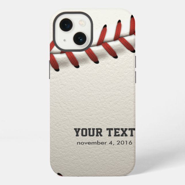 Baseball iPhone Hülle (Rückseite)