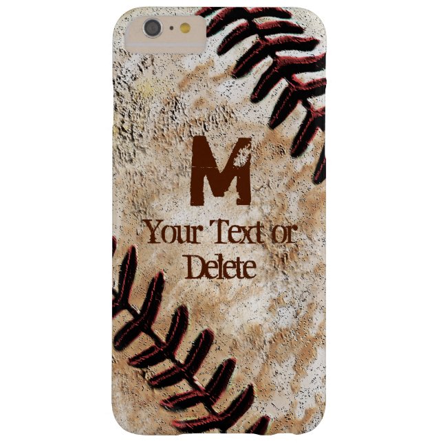 Baseball iPhone Hüllen personalisiertes iPhone 6 (Rückseite)