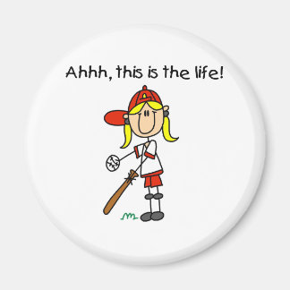 Baseball ist Leben Magnet