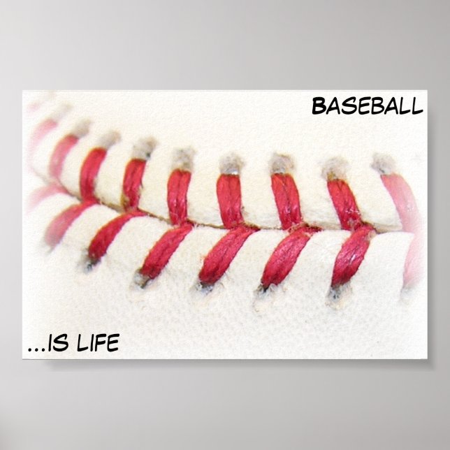Baseball ist Leben Poster (Vorne)