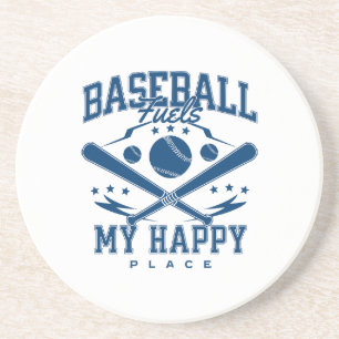 Baseball ist mein glücklicher Ort Getränkeuntersetzer