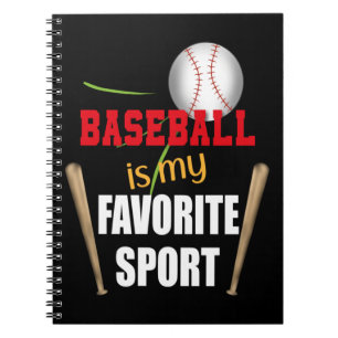 Baseball ist mein Lieblingssport, Sport Lover Notizblock