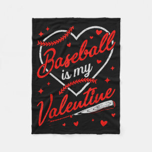 Baseball ist mein Valentinstag-Trainer Spieler Lie Fleecedecke