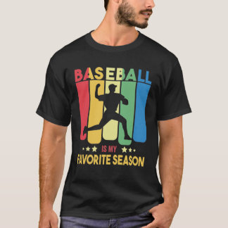 Baseball ist meine Lieblingsjahreszeit - Vintage B T-Shirt