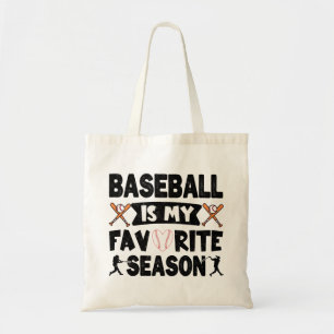 Baseball ist meine Lieblingsjahreszeit Vintage Tre Tragetasche