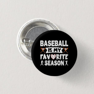 Baseball ist meine Lieblingssaison, das lustige Ba Button
