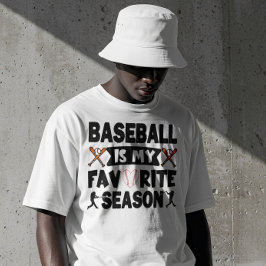 Baseball ist meine Lieblingssaison, das lustige Ba T-Shirt