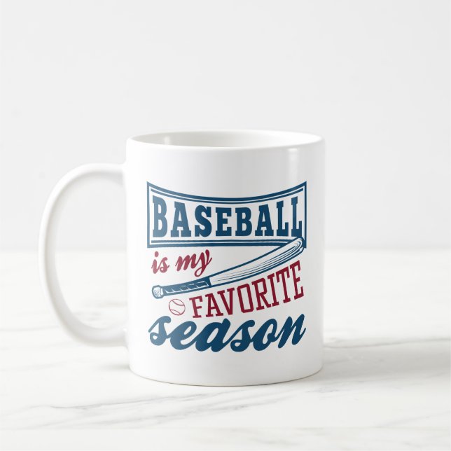 Baseball ist meine Lieblingssaison Kaffeetasse (Links)