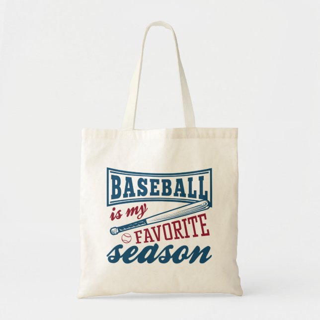 Baseball ist meine Lieblingssaison Tragetasche (Vorne)