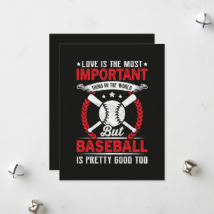 Baseball ist ziemlich gut feiertagskarte