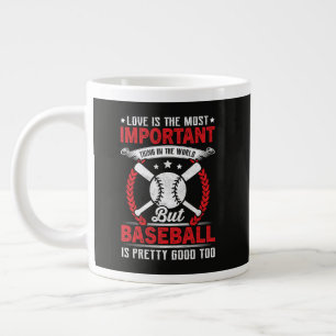 Baseball ist ziemlich gut Jumbo-Tasse