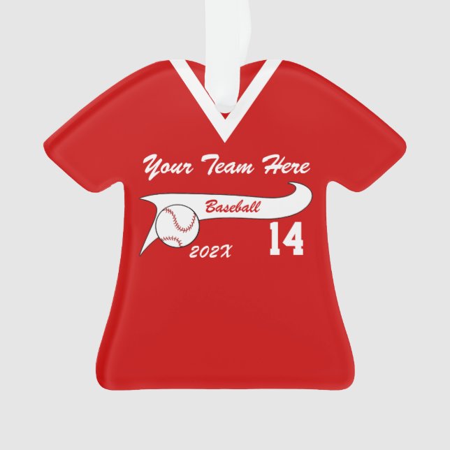 Baseball Jersey mit Farbänderung Ornament (Vorderseite)