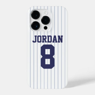 Baseball Jersey mit Individuelle Name und Nummer iPhone 14 Pro Hülle