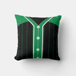 Baseball Jersey Name & Number Template Pillow Kissen