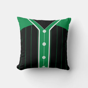 Baseball Jersey Name & Number Template Pillow Kissen