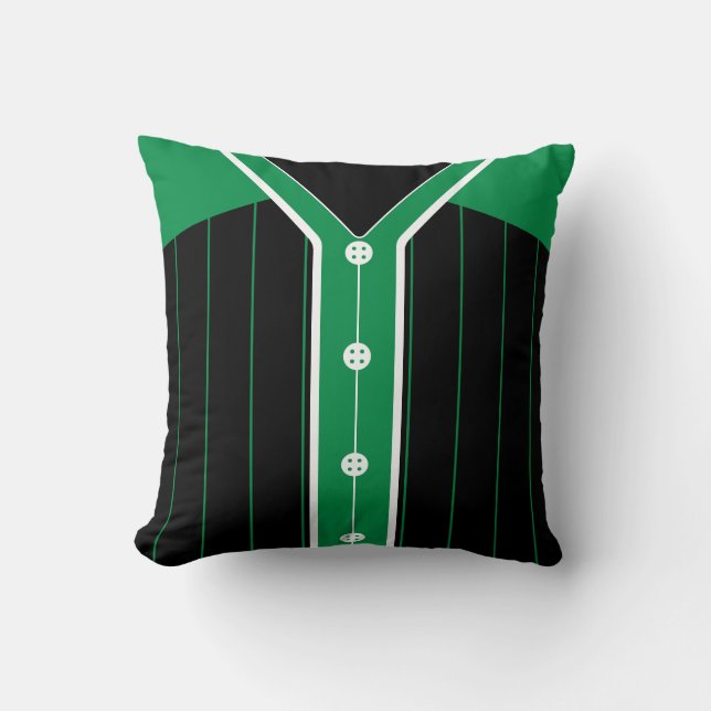 Baseball Jersey Name & Number Template Pillow Kissen (Vorderseite)