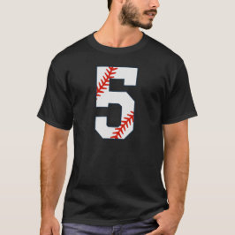 Baseball Jersey Number 5 T-Shirt