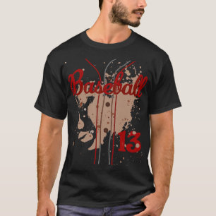 Baseball Jersey Nummer 13 Kids Baseball Uniform Di T-Shirt