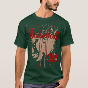 Baseball Jersey Nummer 19 Kids Baseball Uniform Di T-Shirt