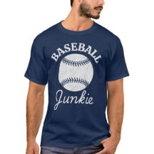Baseball-Junkie Lustiges Baseball-Liebhaber T-Shir