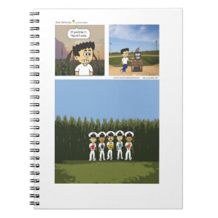 Baseball-KaffeeNotebook Notizblock