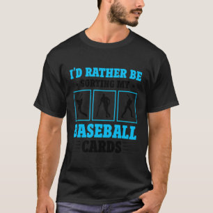 Baseball-Karte-Sammelkarte T-Shirt