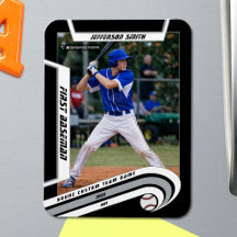Baseball Keepsakes Lebhaft Silber Schwarz Custom