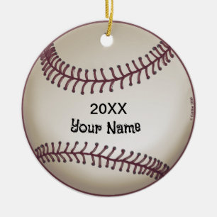 Baseball Keramik Ornament