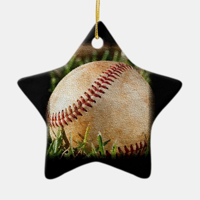 Baseball Keramikornament (Vorne)