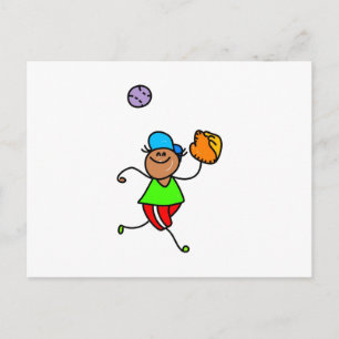 Baseball Kid Postkarte
