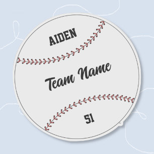 Baseball-Kind-Team-Name-Nr.-Vinyl-Aufkleber Aufkleber