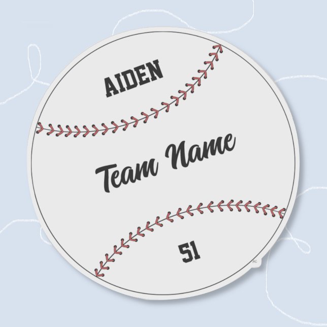 Baseball-Kind-Team-Name-Nr.-Vinyl-Aufkleber Aufkleber (Personalized kid baseball vinyl sticker)