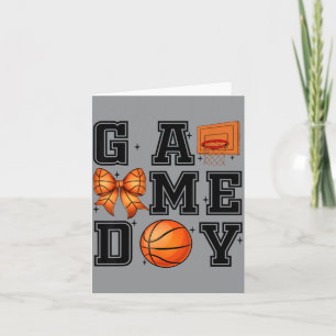 Baseball Kokette Schleife Cute Gameday Cheer Mama Karte