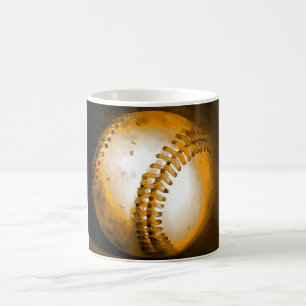 Baseball-Kunstwerk Tasse