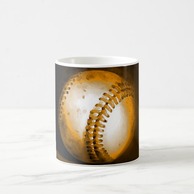 Baseball-Kunstwerk Tasse (Mittel)