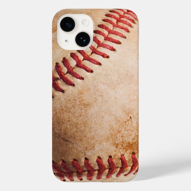 Baseball-Kunstwerke Case-Mate iPhone Hülle (Rückseite)