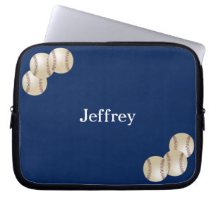 Baseball-Laptop-Computer Hülse, blau Laptopschutzhülle