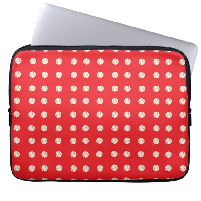 Baseball Laptopschutzhülle (Vorderseite)