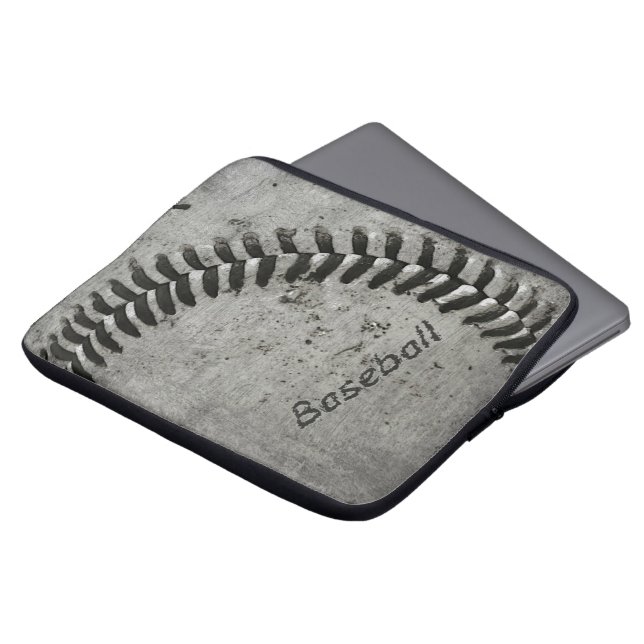 Baseball Laptopschutzhülle (Vorne Oben)