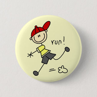 Baseball-Lauft-shirts und -geschenke Button