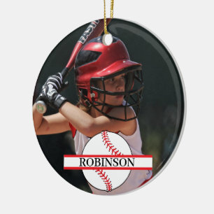 Baseball League Kinder Sport Keramik Ornament