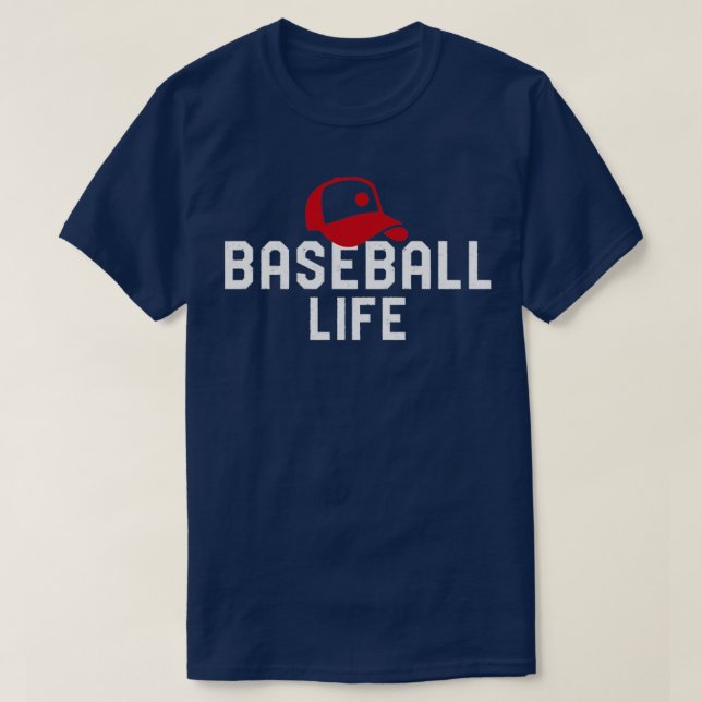 Baseball-Lebensdauer1 T-Shirt (Design vorne)