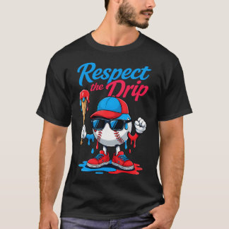 Baseball-Lebensstil 101 Apparel Jugend-Drip T-Shirt