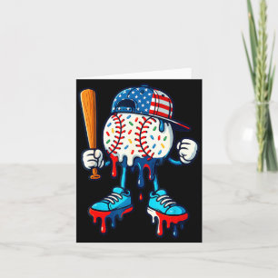 Baseball-Lebensstil 101 Bekleidung Jugend-Drip Karte