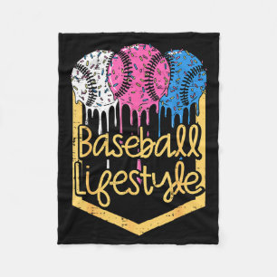 Baseball-Lebensstil-Ball-Streusel-Tropf-Jungen-Kid Fleecedecke