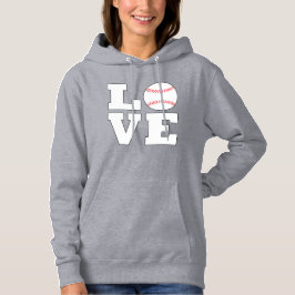Baseball-LIEBE-Baseball-Mama oder Lüftersport Hoodie