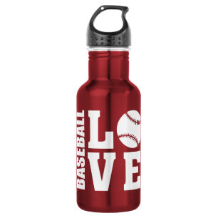 Baseball-Liebe Edelstahlflasche