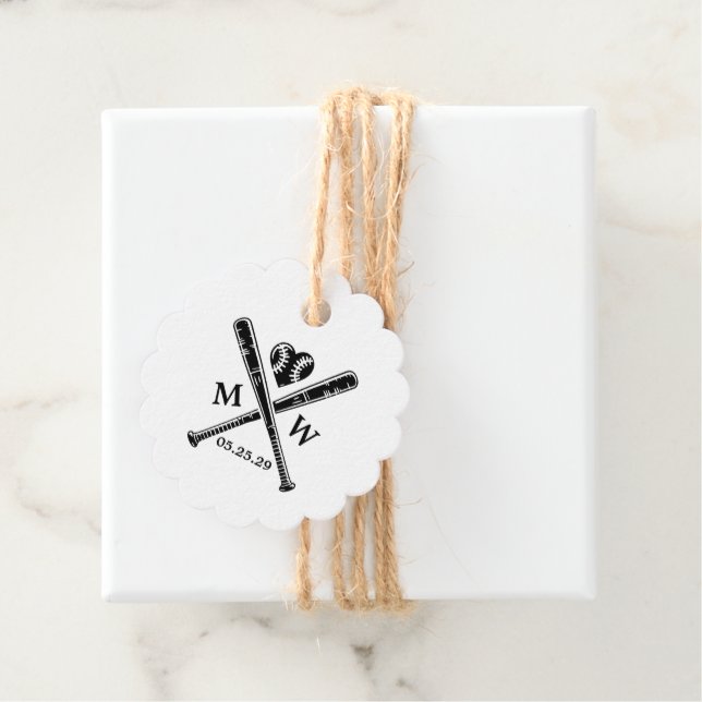 Baseball-Liebe Geschenkanhänger (Beispiel)