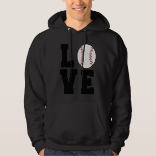 Baseball Liebe Mama Vater Coach Athlete Sport Hoodie
