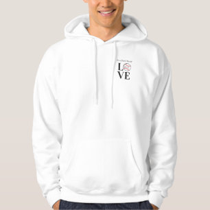 Baseball-LIEBE: Personalisierter Name und Nummer T Hoodie